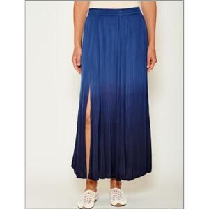 Raquel Allegra Angie Skirt Indigo Dip Dye size S